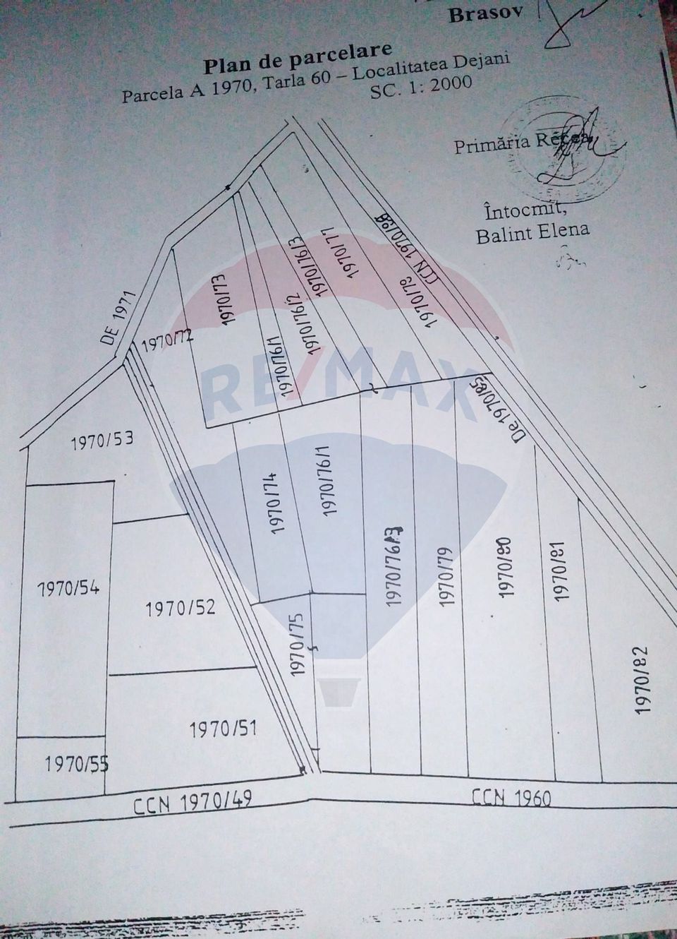 Land 500sqm Dejani / DJ langa padure