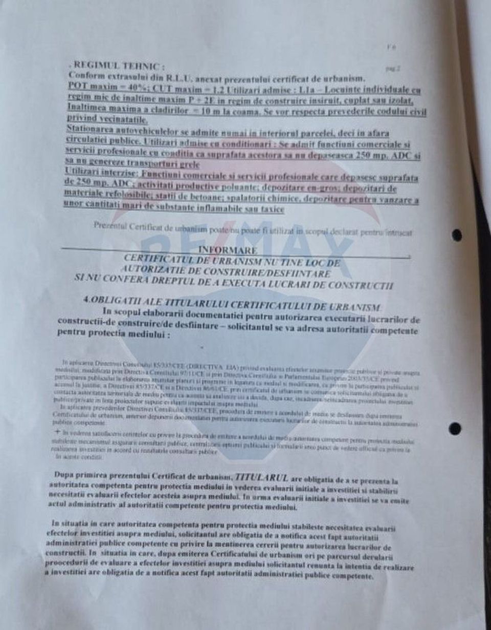 Teren de vanzare, 25km de București, Sinești, loc. Lilieci