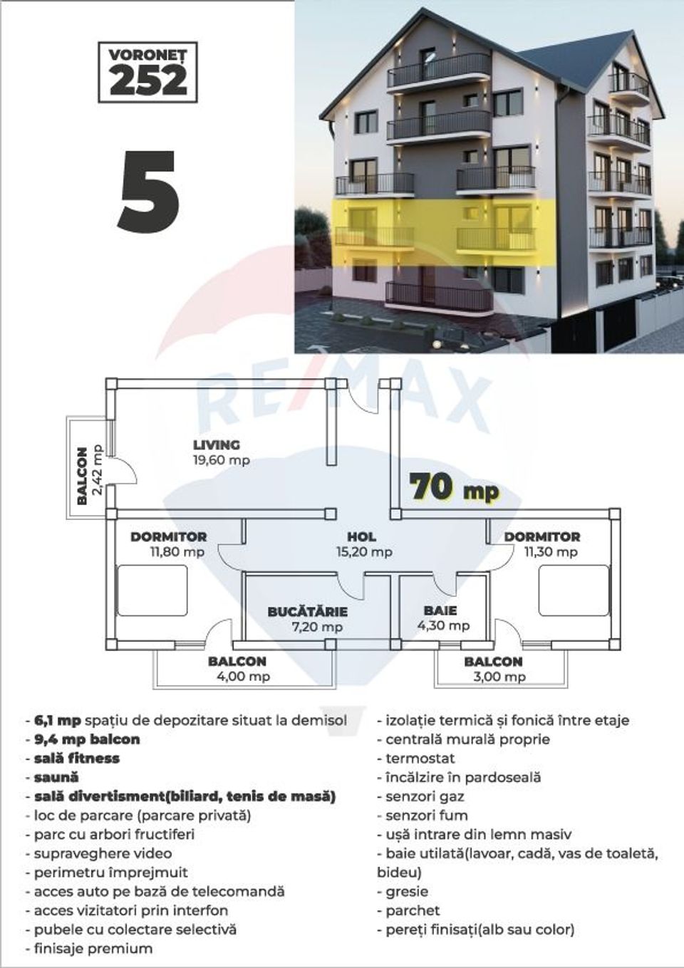 Apartamente LUX de vânzare Voronet 252 - Gura Humorului - Bucovina