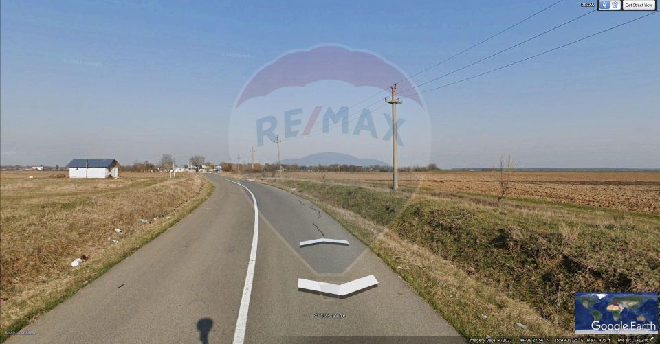 Land 25,535sqm Vizuresti / Drumul DC156