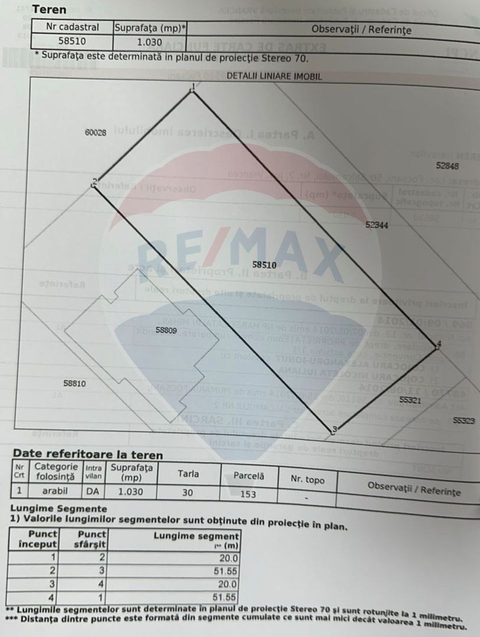 Land 1,030sqm Focsani / Strada Salcamului