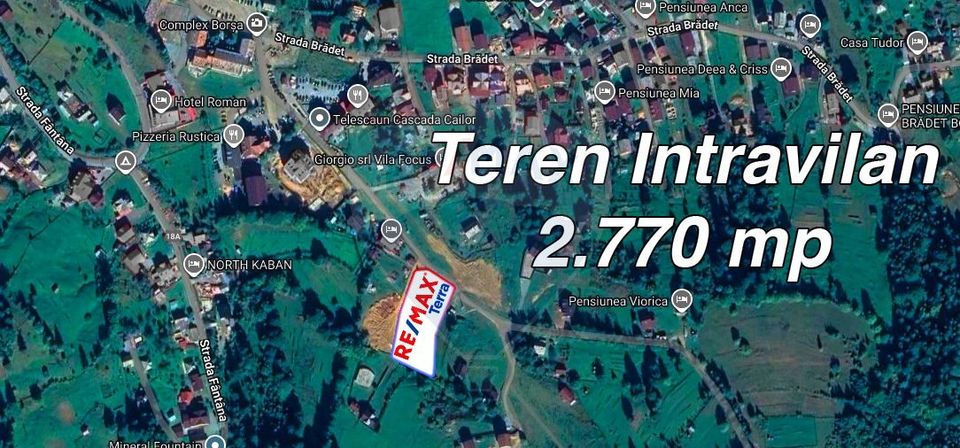 BORSA jud MARAMURES TEREN INTRAVILAN pentru CABANA