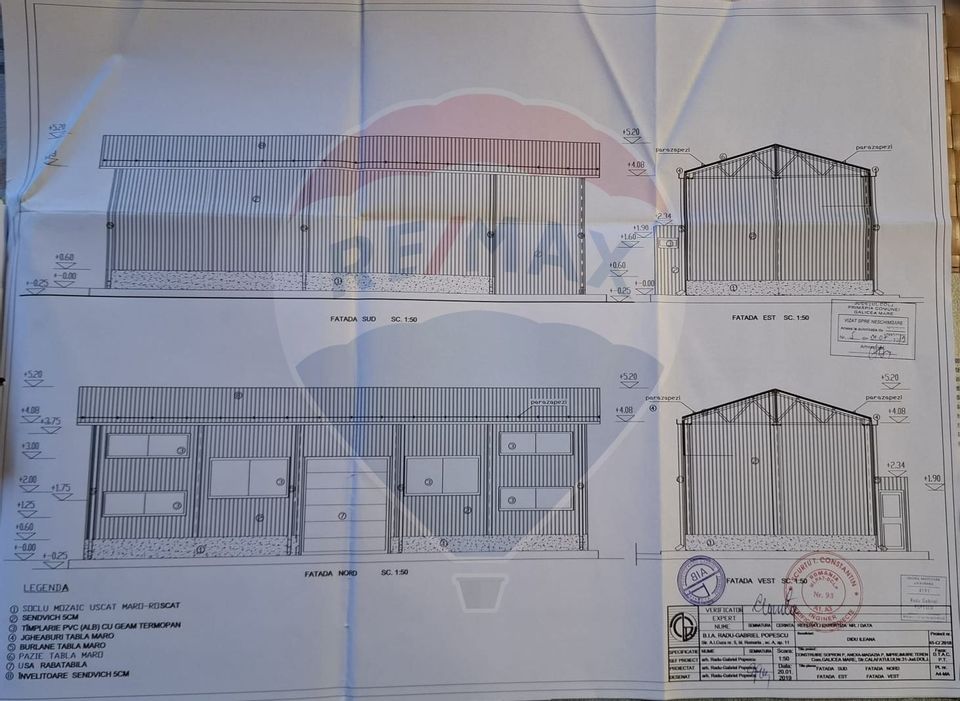 Spațiu industrial de 100mp de vânzare