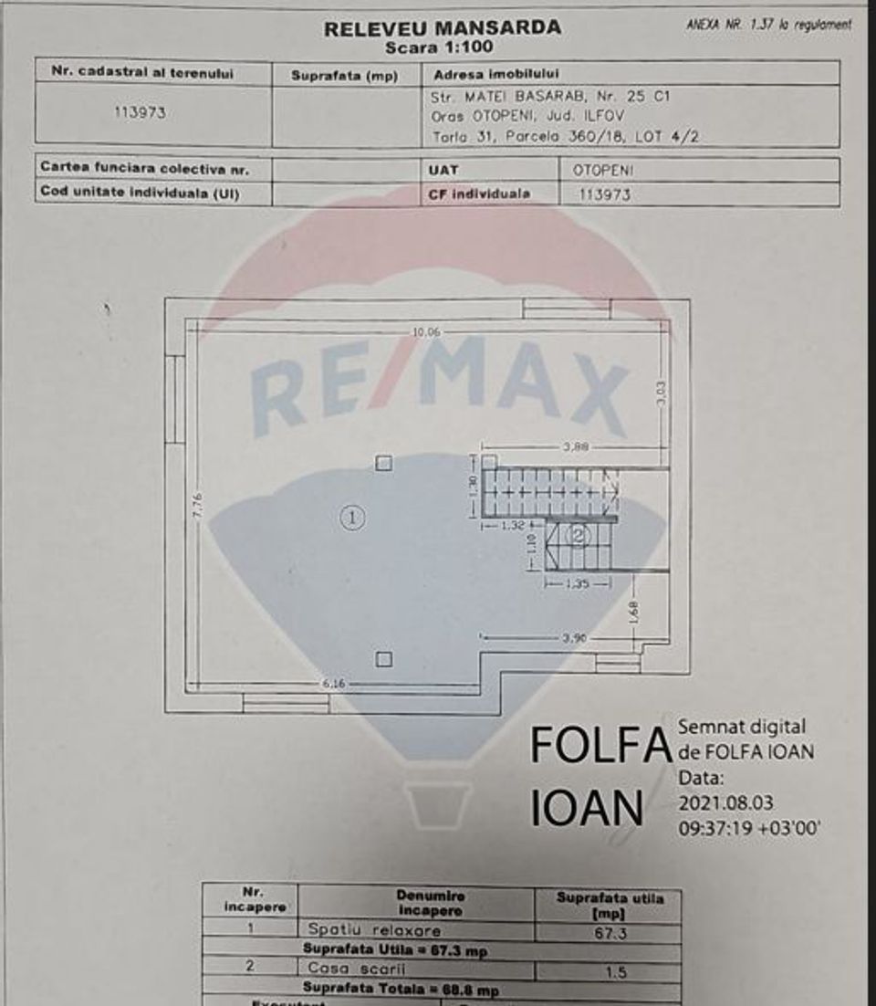 Casa / Vila 5 camere de vanzare in zona Odai Otopeni