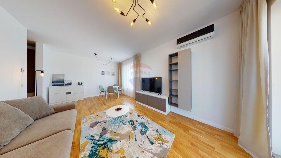 Bright apartment with 2 rooms and parking in Luxuria Domenii Residence