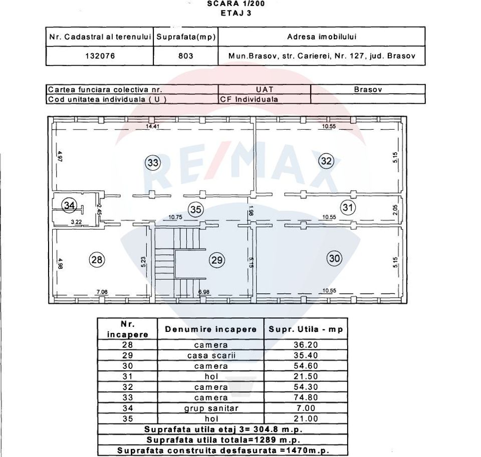 1,289sq.m Office Space for sale, Carierei area