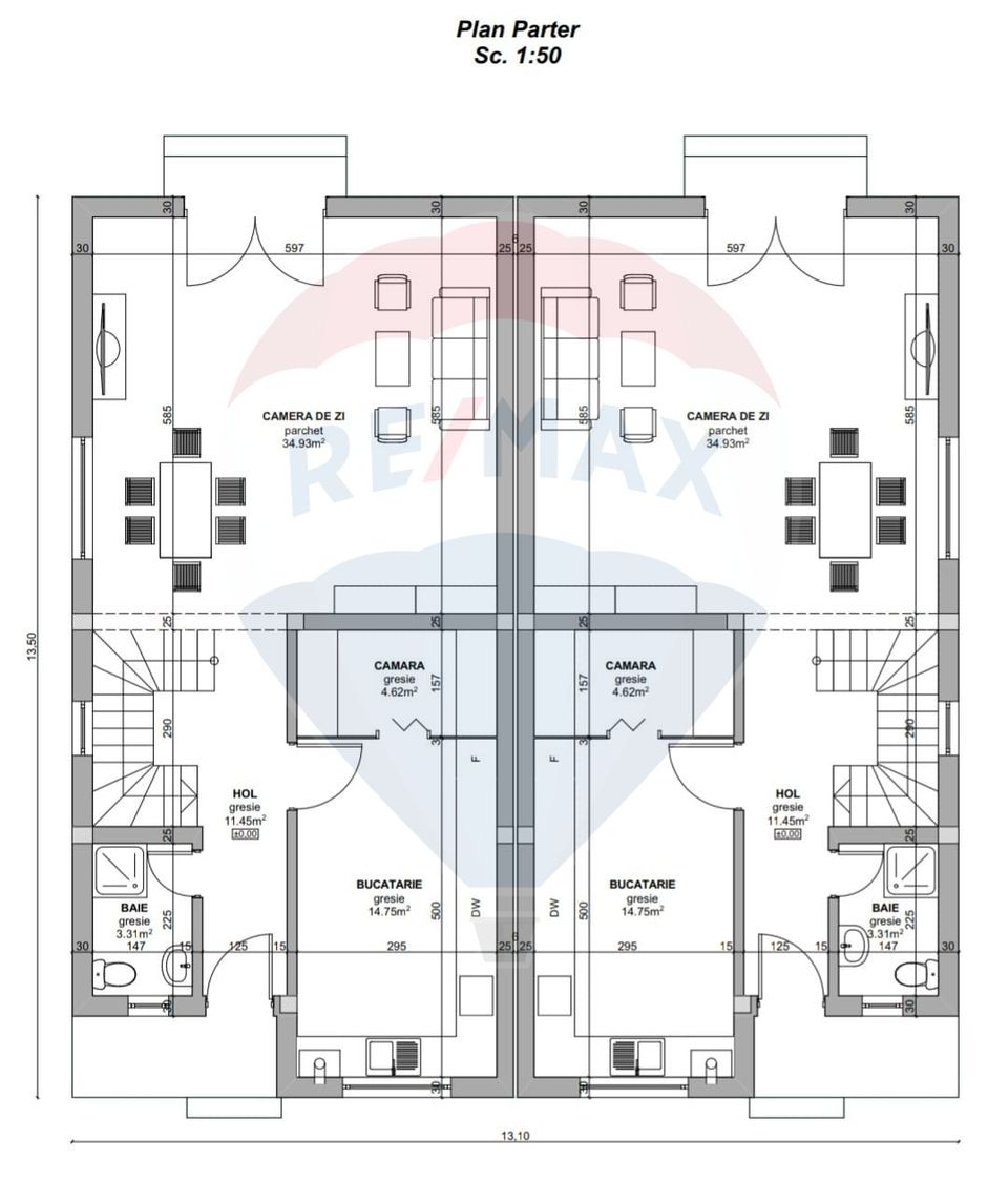 duplex zona Brana cu predare in luna mai