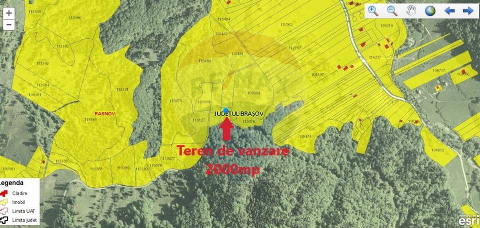 Land 2,000sqm Rasnov / Strada Glajerie