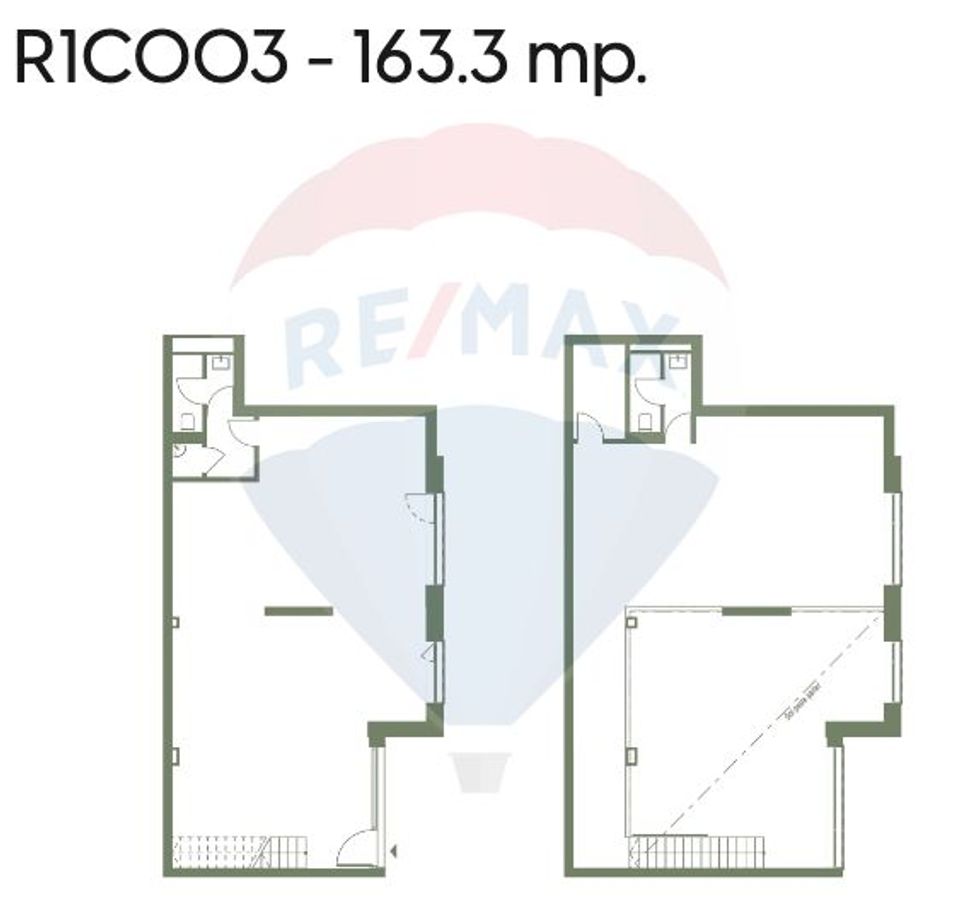 Spațiu comercial de 163.3mp de vânzare în zona Gara