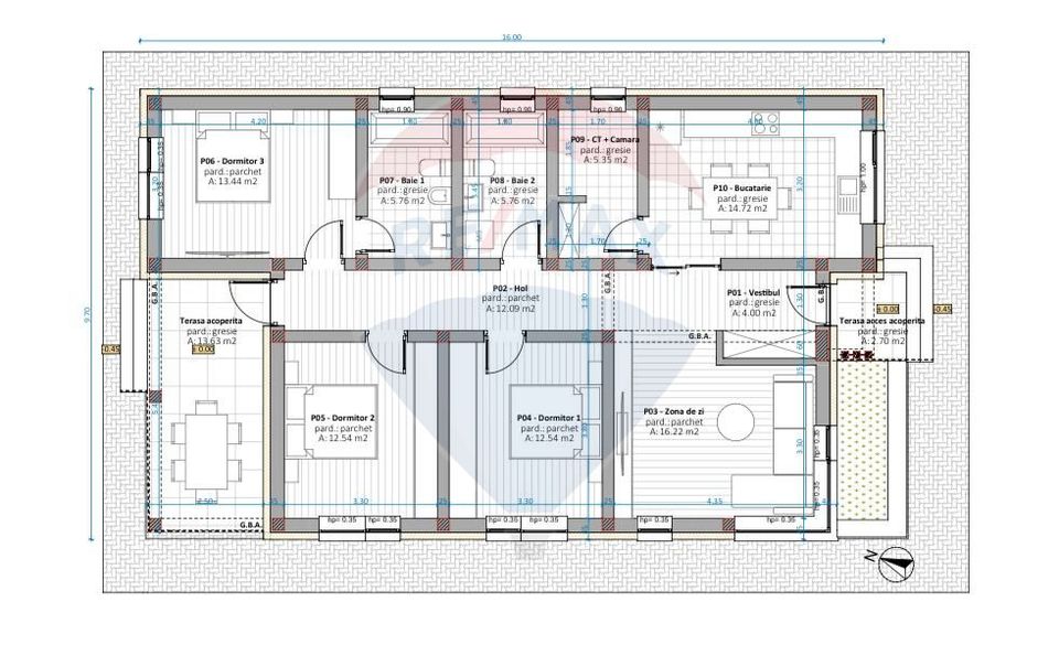 Case la roșu sau parcele autorizate în Mihai Viteazu, jud. Cluj