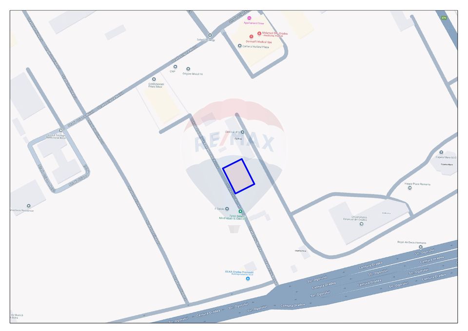 De vânzare Teren intravilan 702mp Oradea / Strada Liviu Borcea