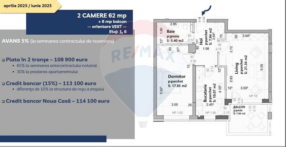 2 room Apartment for sale, 13 Decembrie area