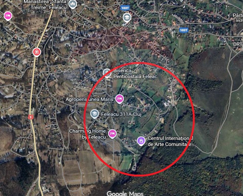 Teren intravilan  de vanzare in Feleacu - 720 MP - PUZ aprobat!