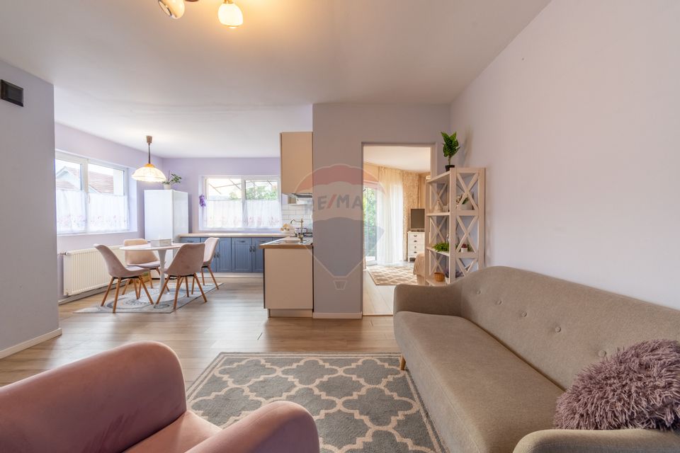 Casa individuala de vanzare 100mp, 600mp teren, garaj, zona Panemar