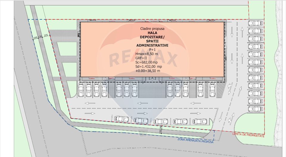 1,312sq.m Commercial Space for rent, Tomesti area