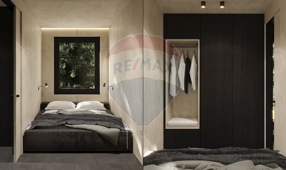 Doua case la munte, cu vedere superba, localizate in Poiana Marului