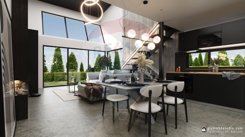 DE VANZARE Casă modernă cu etaj și dotări premium – Copalnic