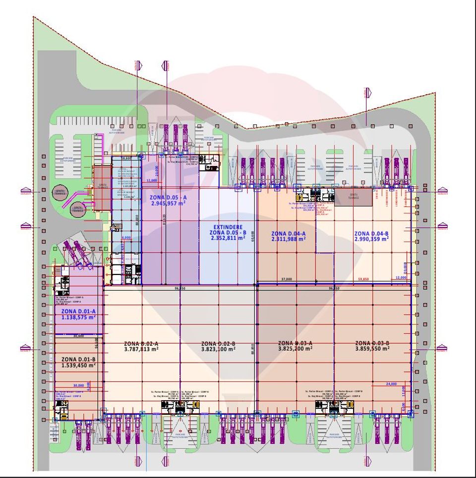 7,623sq.m Industrial Space for rent, Vest area