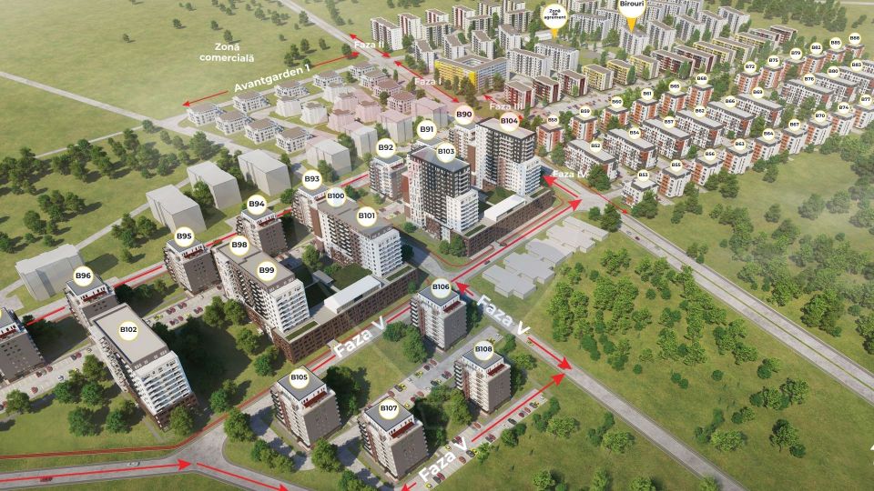 Apartament 2 camere Maurer Avantgarden 3 Faza V Comision 0%