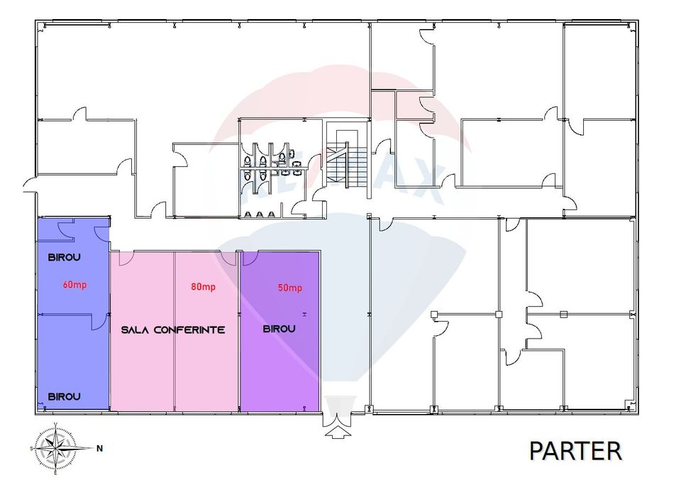 0 % COMISION - Spatiu de birouri de inchiriat - Tetarom