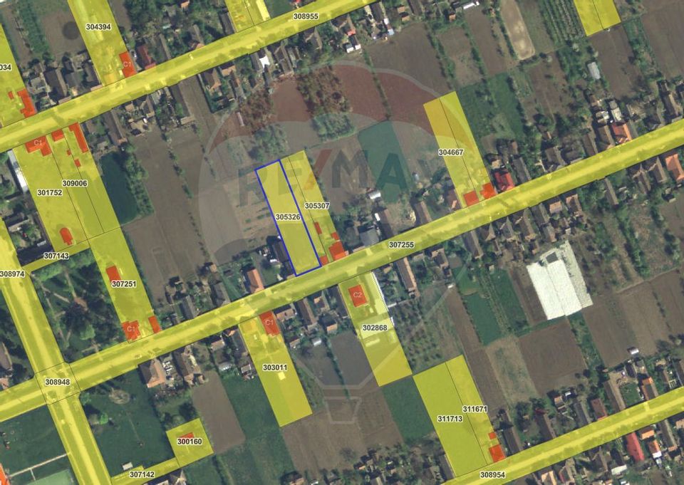 Teren curti constructii de vanzare 2147 mp in Tipar, Arad