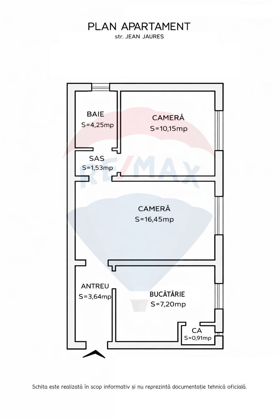 2 room Apartment for sale, Gara area