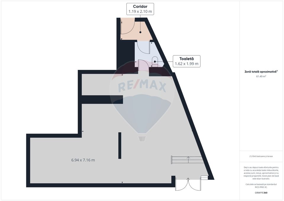 Spațiu comercial nou - stradal -  zona centrala Timpuri Noi