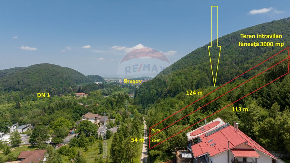 Teren intravilan, 3000 mp, Dâmbu Morii