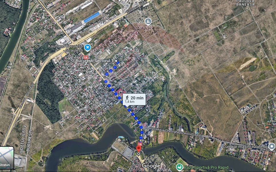 Teren Autorizatie Construire 92 ap Bucurestii Noi Straulesti 5000 mp