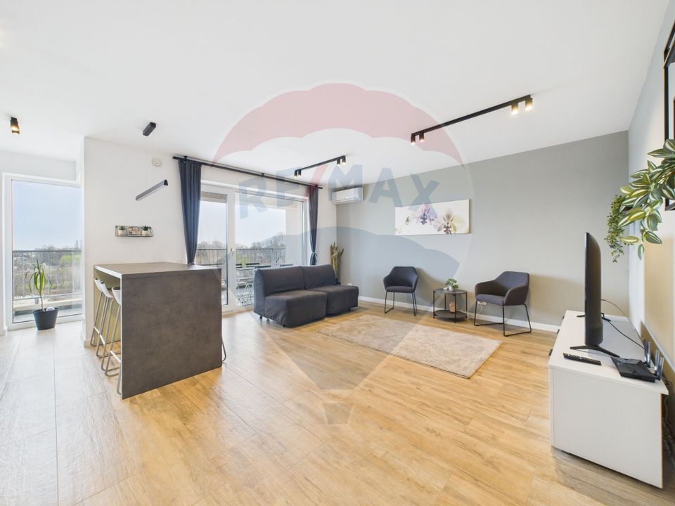 Apartament 3 camere de inchiriat mobilat complet