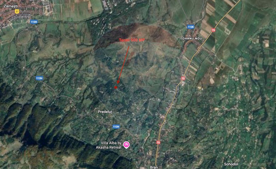 Land 500sqm Zarnesti / Strada Pe tarina