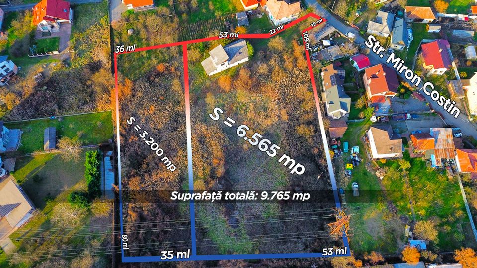 Land 9,765sqm Baia Mare / Strada Miron Costin