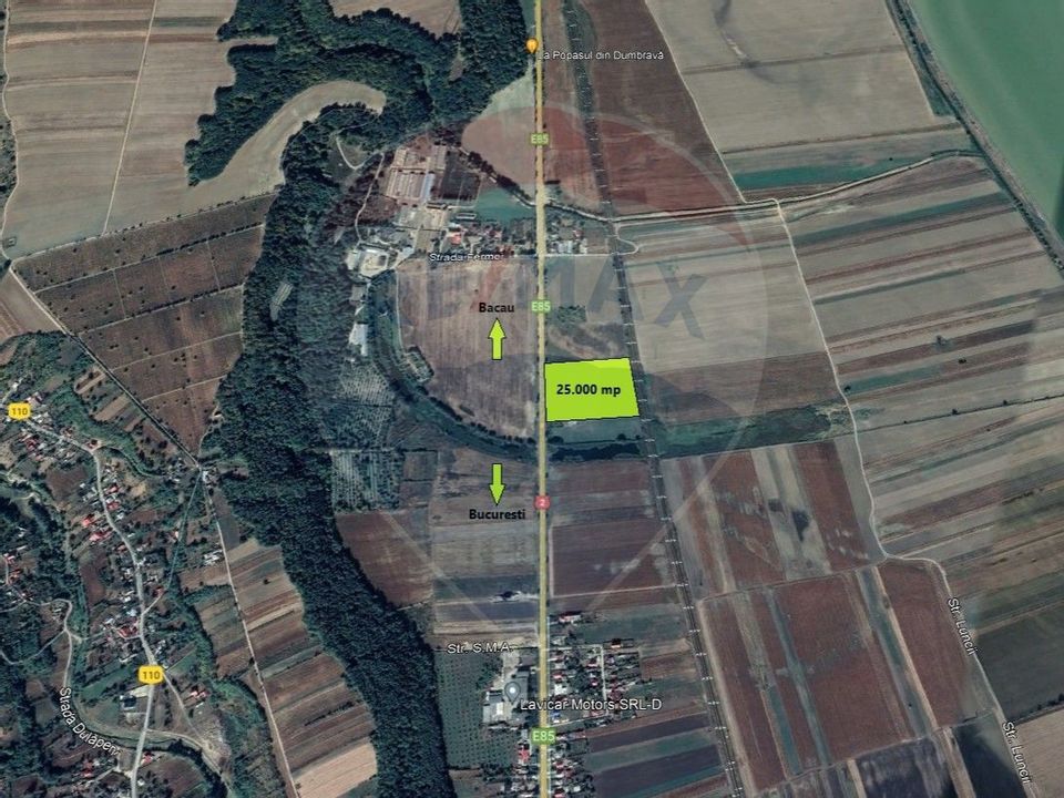 Land 25,000sqm Racaciuni / DN E85