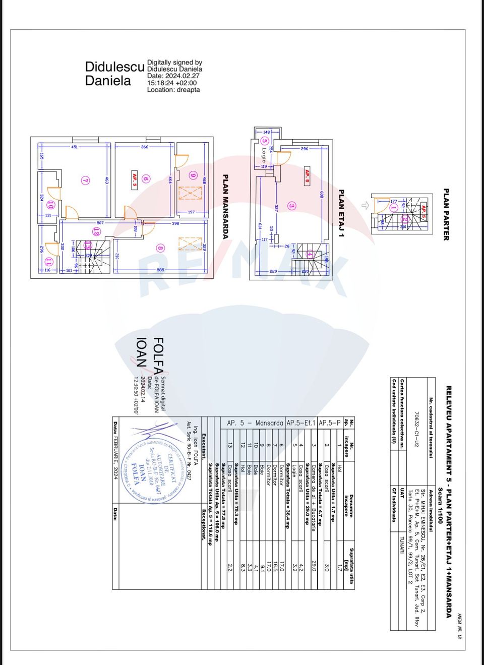 De vanzare| Apartament 4 camere nemobilat si o terasa| Nobil Residence