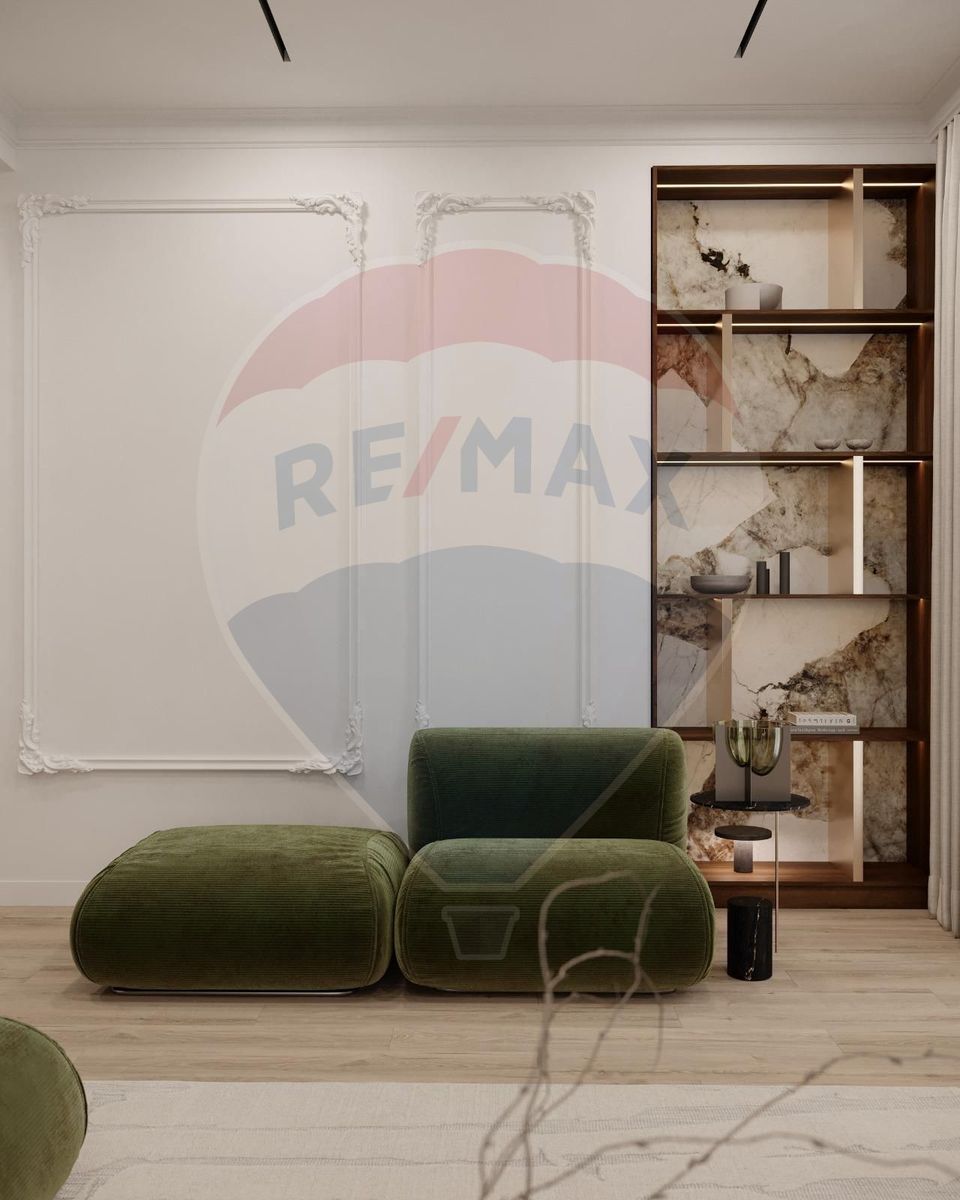 Bright 3-room apartment, forest view, on Iancu Nicolae Street