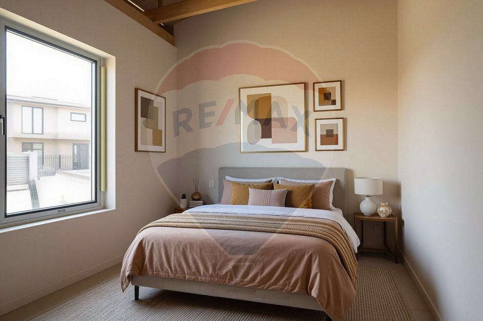 Casă cu 4 camere de vânzare, 130mp utili, teren 600mp in Harman