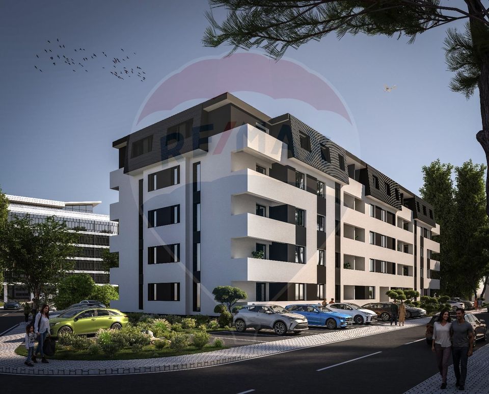 Apartament 2 camere de vânzare / Chiajna / Bloc nou / balcon