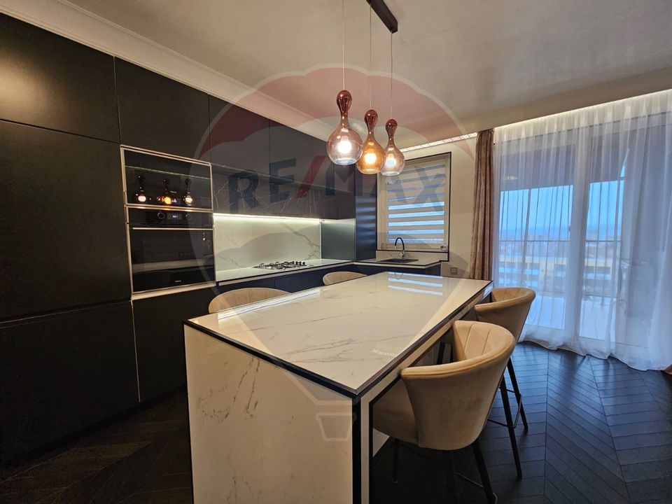 La alt nivel! Inchiriez LUX cu 3 camere, Terasa cu Gratar, Central