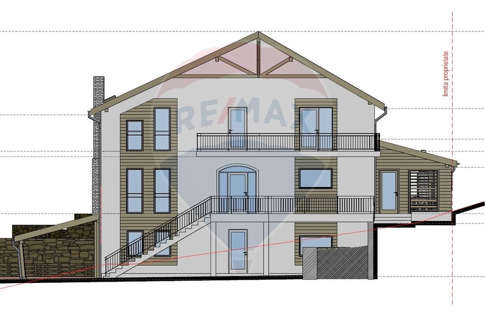 Casa noua, premium, cu panoramă superbă asupra orașului
