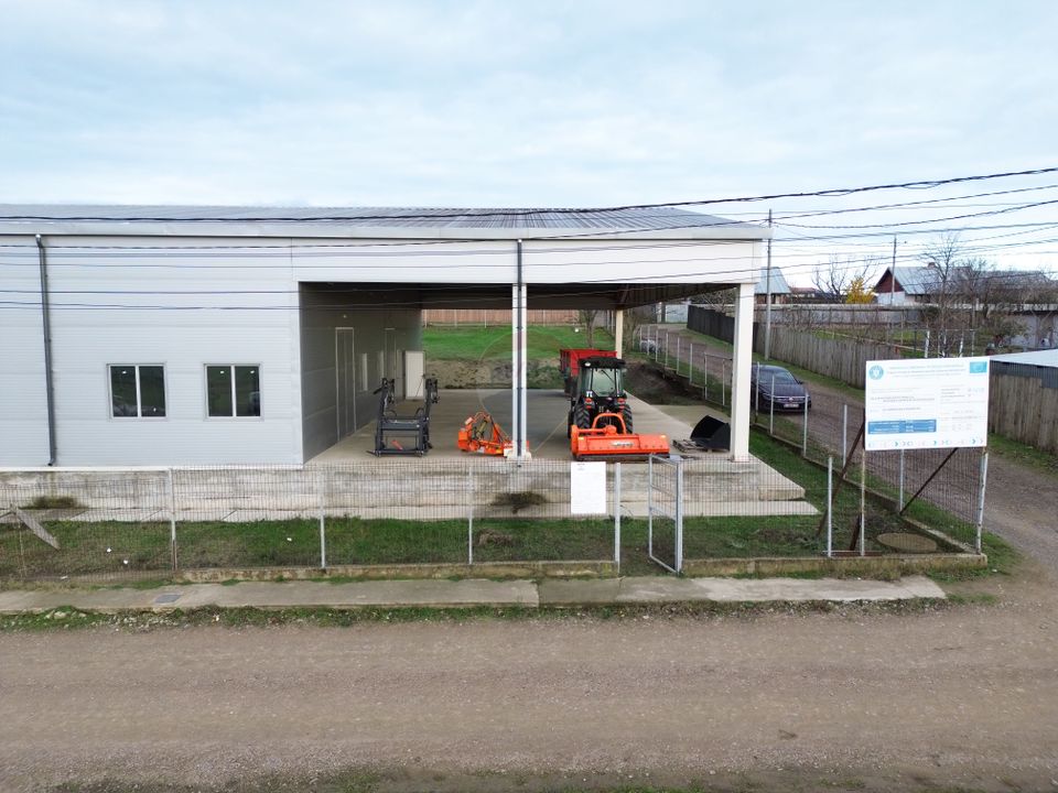 Teren agricol 13,1 ha + Hală 700 mp + Utilaje Agricole - Piscu, Galati