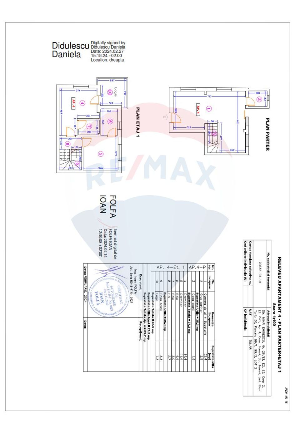 Apartament nr 4/nr 15 cu curte, pompă căldură, piscină încălzită