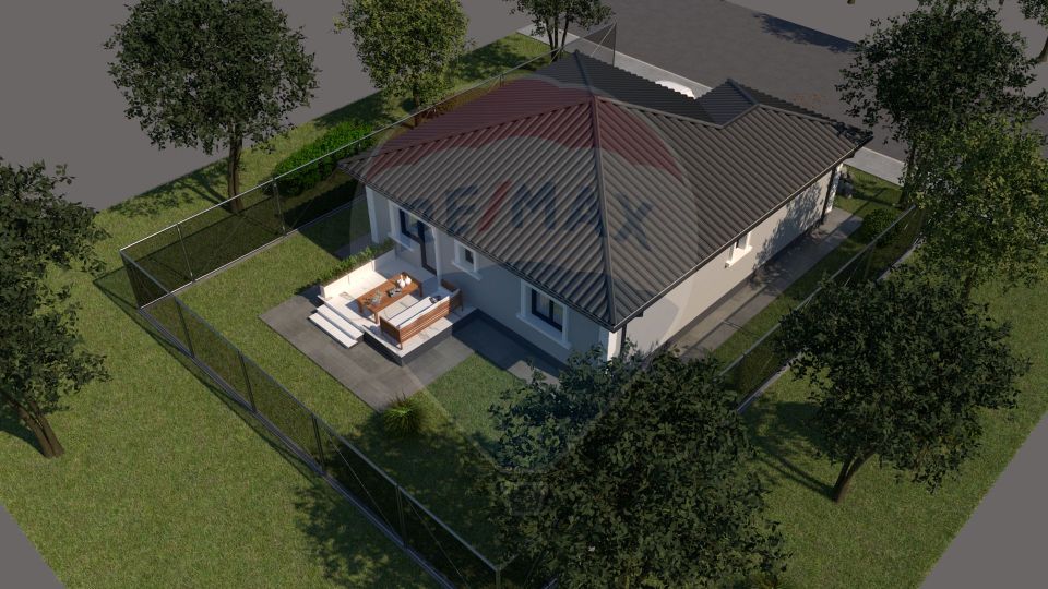 Casa noua, 3 camere, teren 370 mp - Comuna Berceni