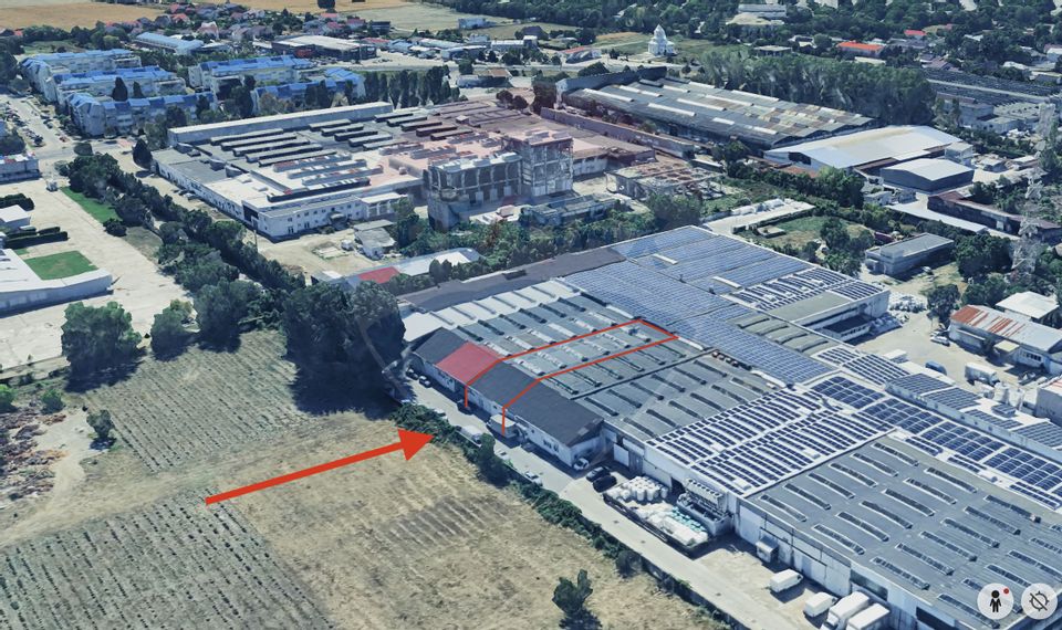 Spațiu industrial 558mp Insta Electric sud