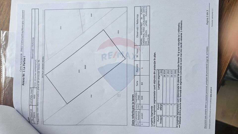 Land 300sqm Cosoveni / Aleea Ulmului