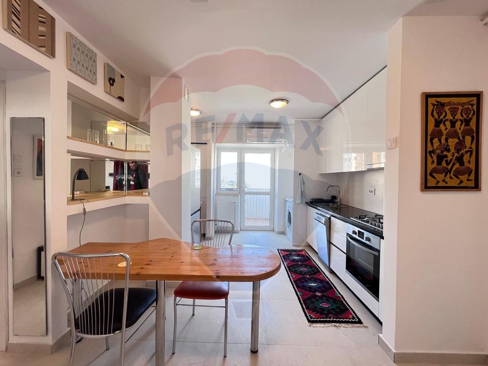 Apartament 2 camere - de inchiriat langa Marriott - centrala proprie