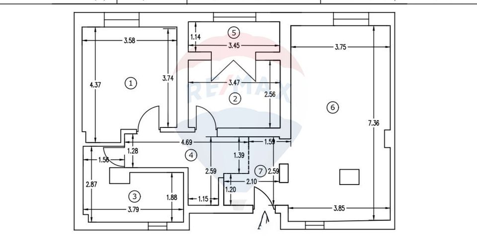 3 room Apartment for sale, Baba Novac area