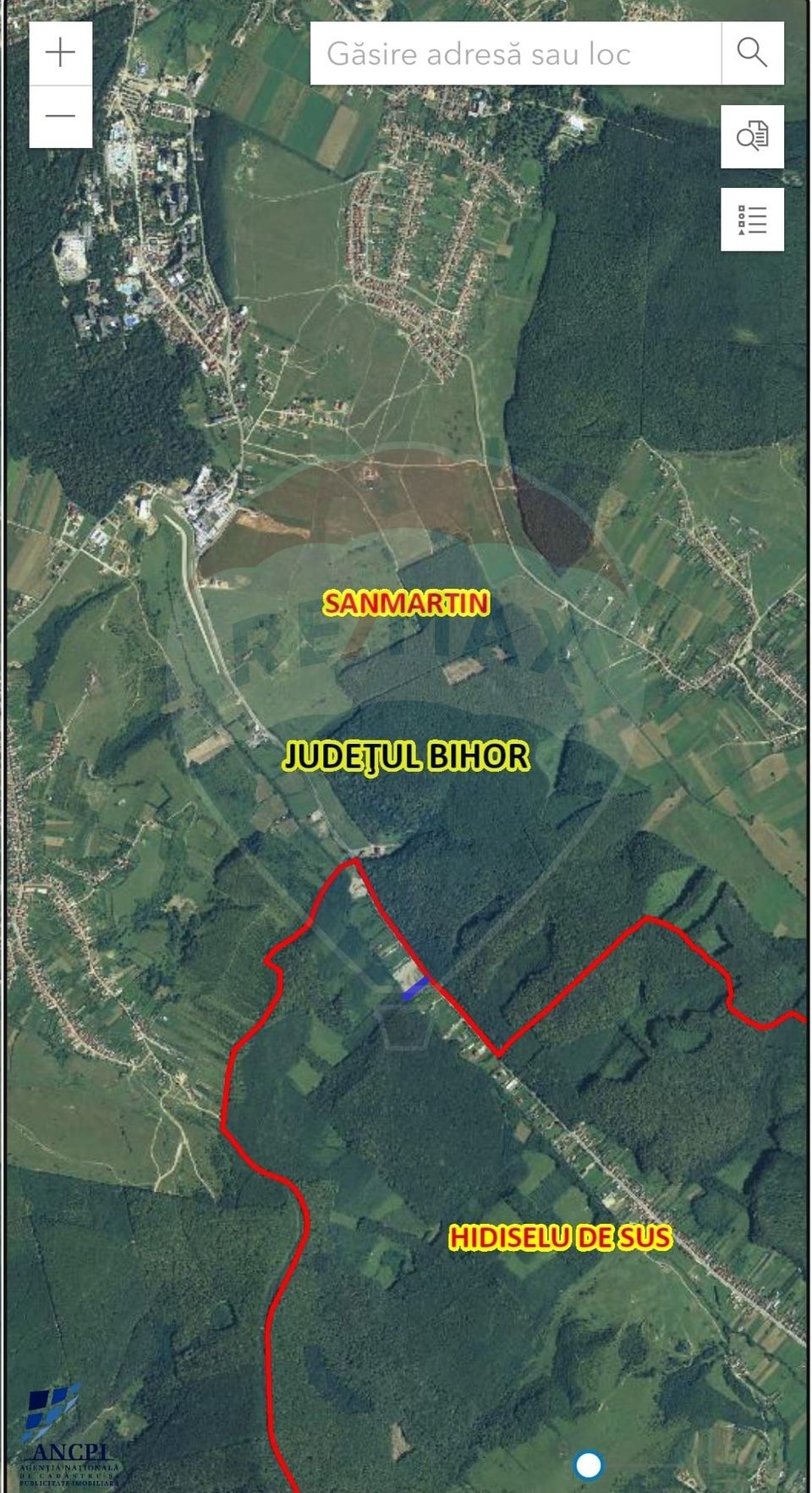 Teren intravilan de vanzare in Hidiselul de Jos, jud.Bihor