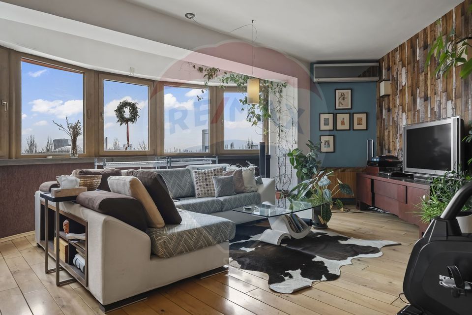 Spectacular 4-room apartment, panoramic view, 2 parking spaces