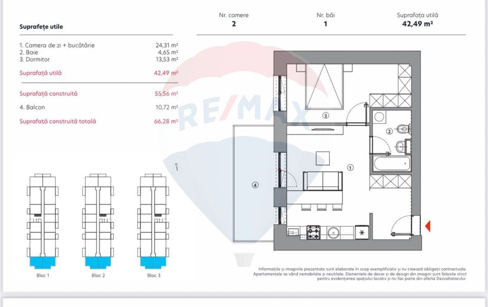 2 room Apartment for sale, Theodor Pallady area