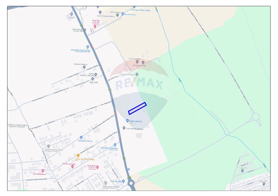 Teren 2464 mp proximitate cartier Nufărul, Oradea, de vânzare